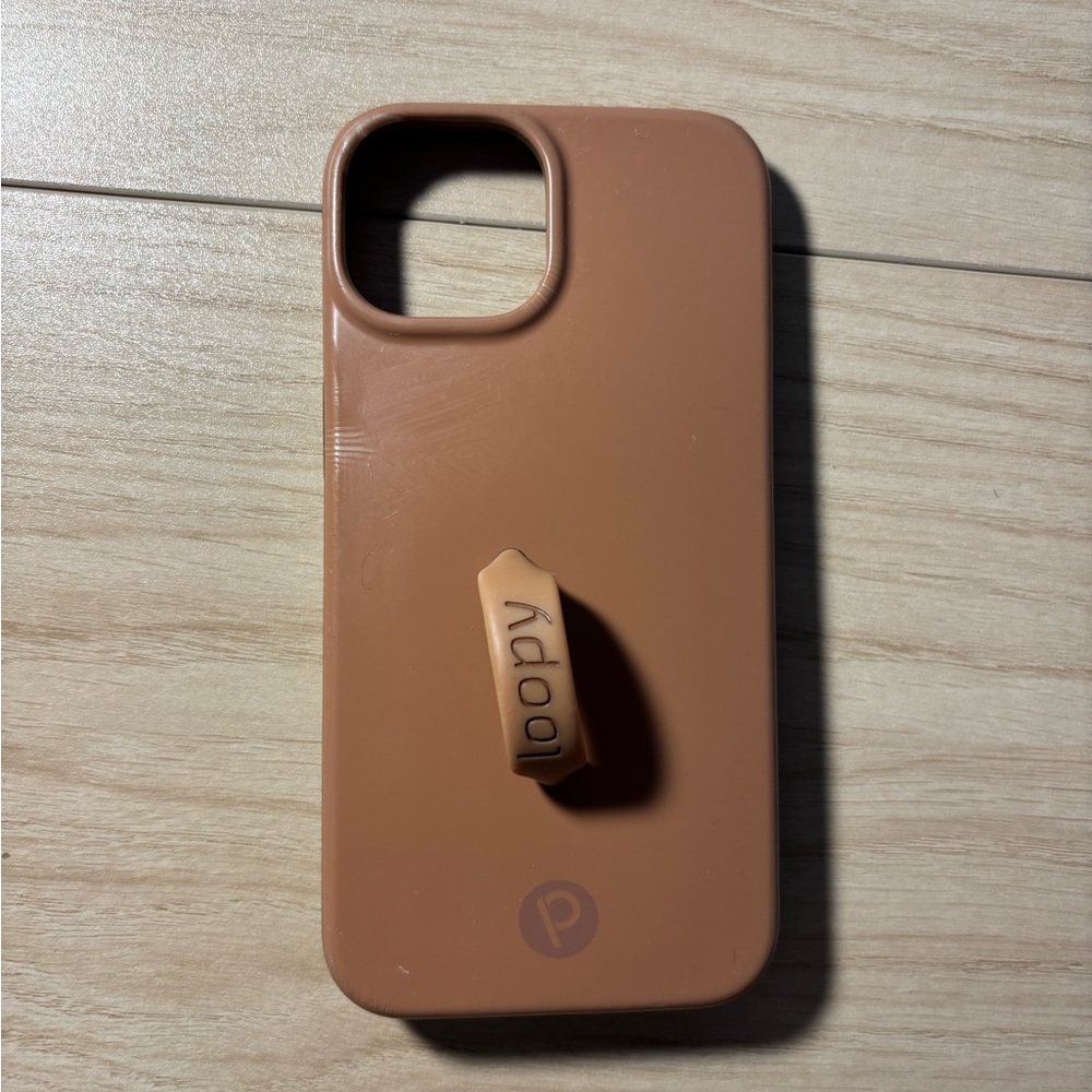 iPhone 15 Loopy Case (saddle brown)
